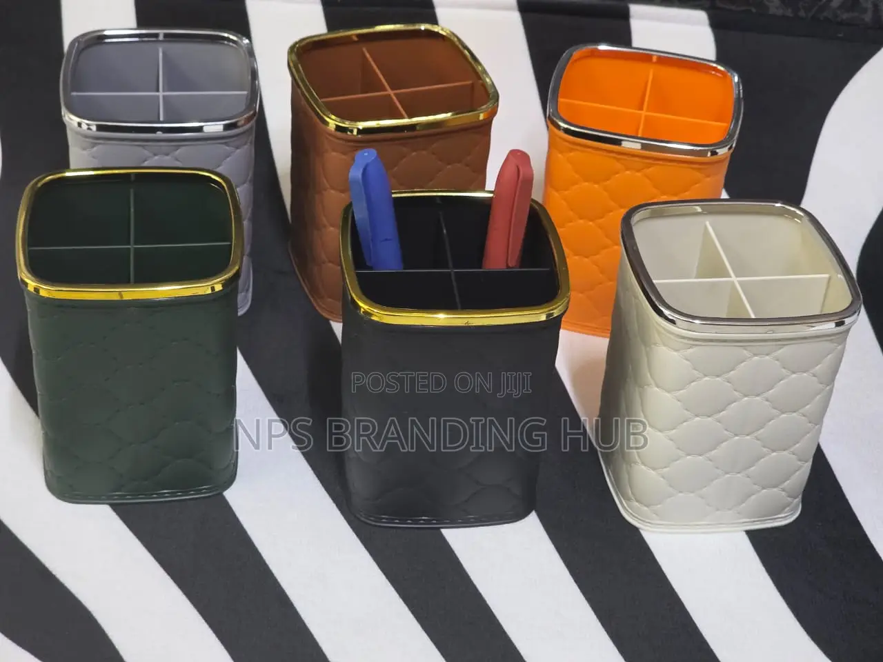 Pen Holders Stylish Desk Organizers For Stationery 12*10cm Tet