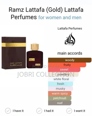 Ramz Lattafa Gold by Lattafa Fragrance/Perfume Available