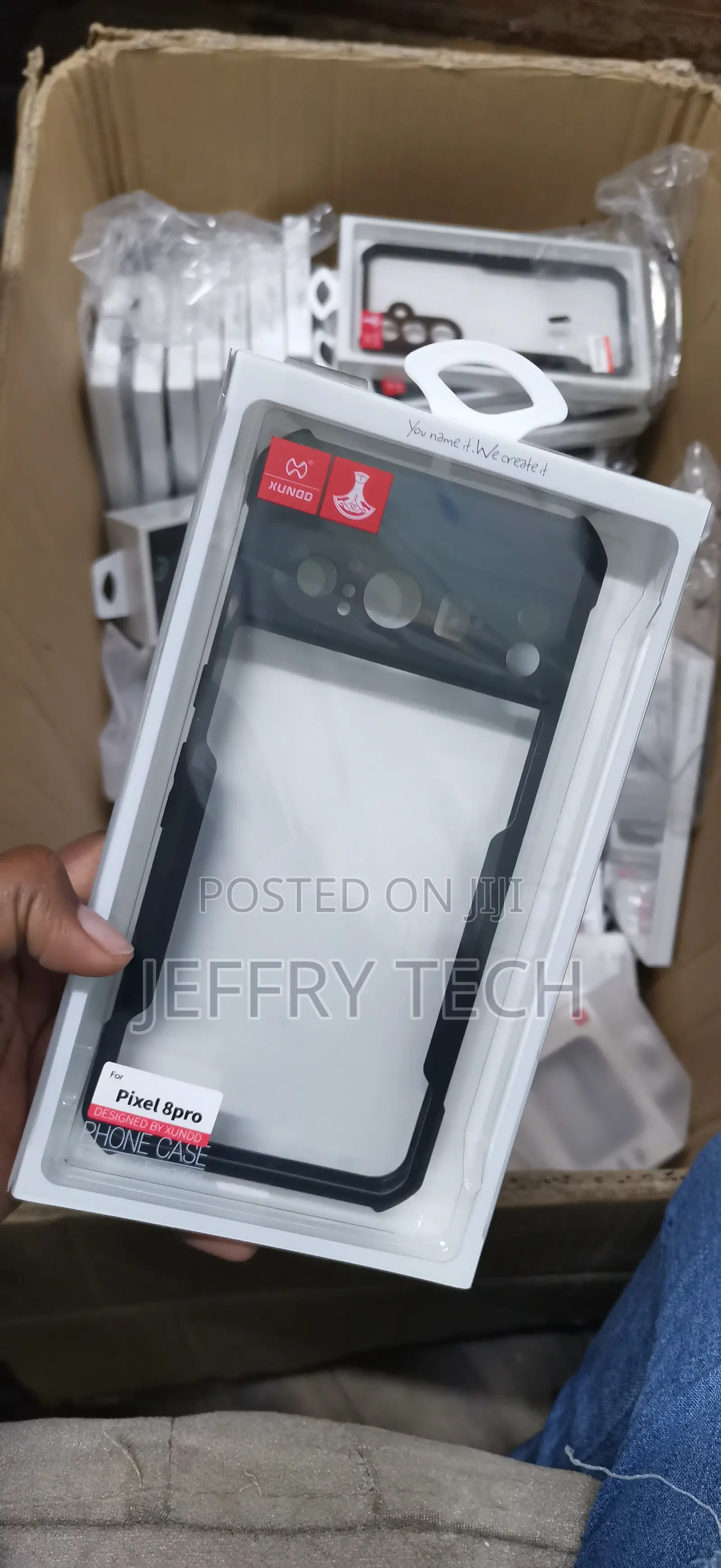 Google Pixel 8 Pro Transparent Cxunddo Shockproof Back Cover Phone