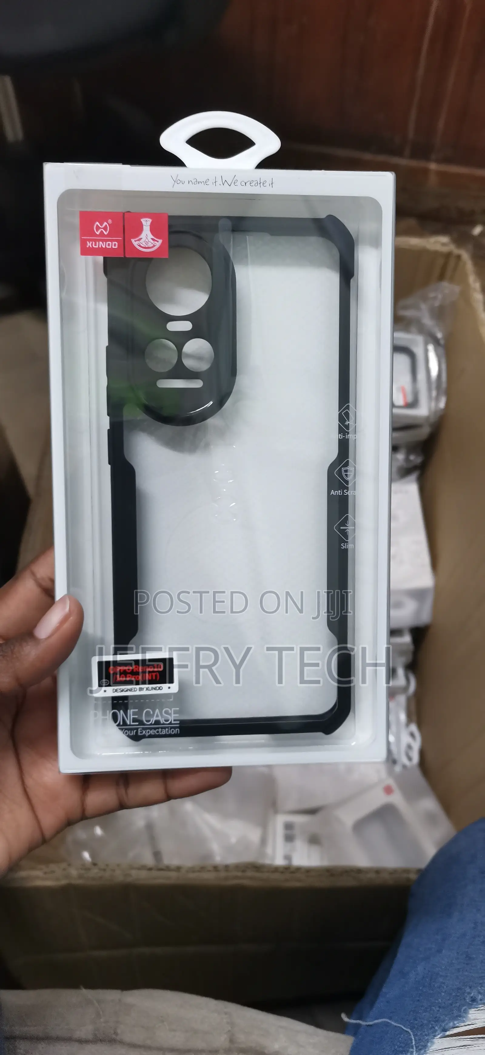 Oppo Reno 10 5g Transparent Silica Matte Shockproof Case With Bumper