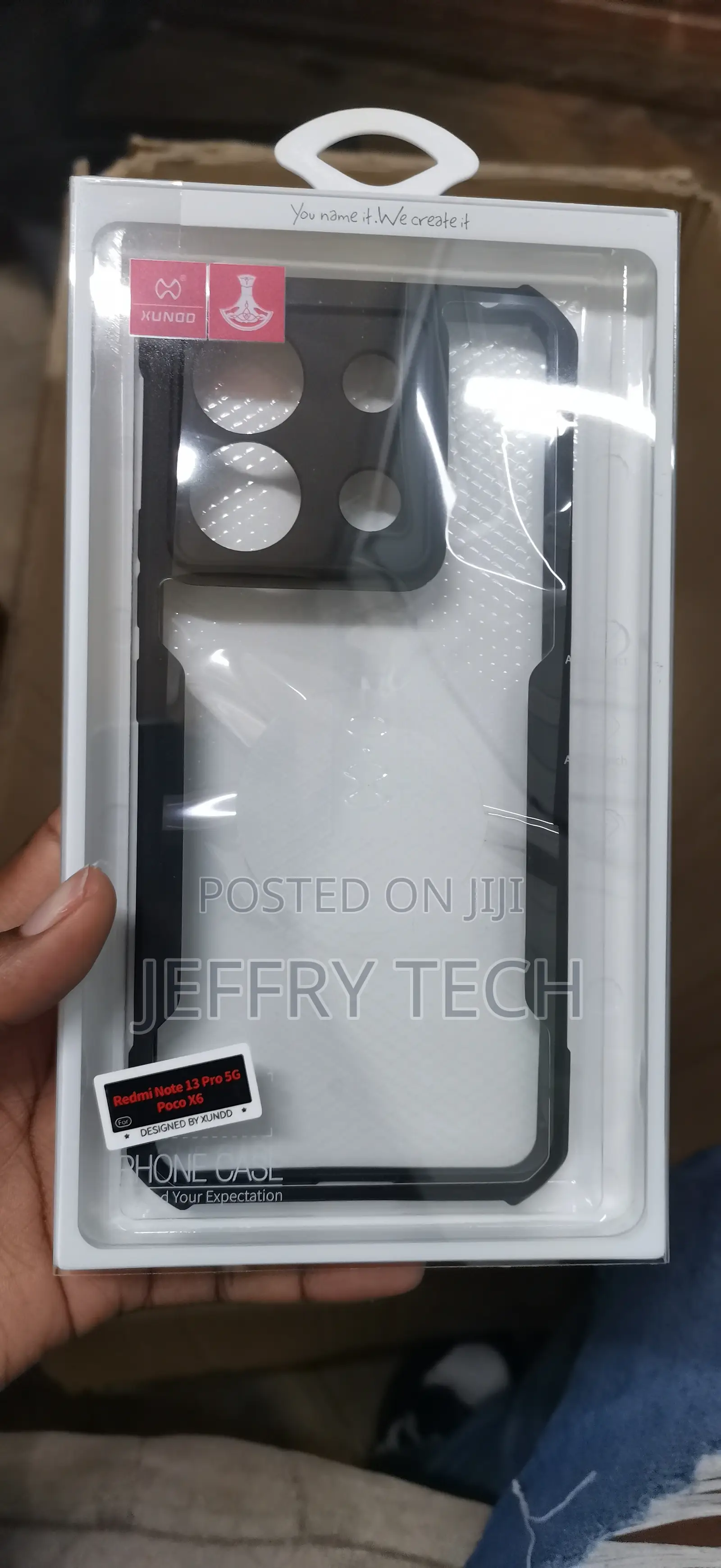 Redmi Note 13 Pro 5g Shockproof Transparent Protective Airbag Cover