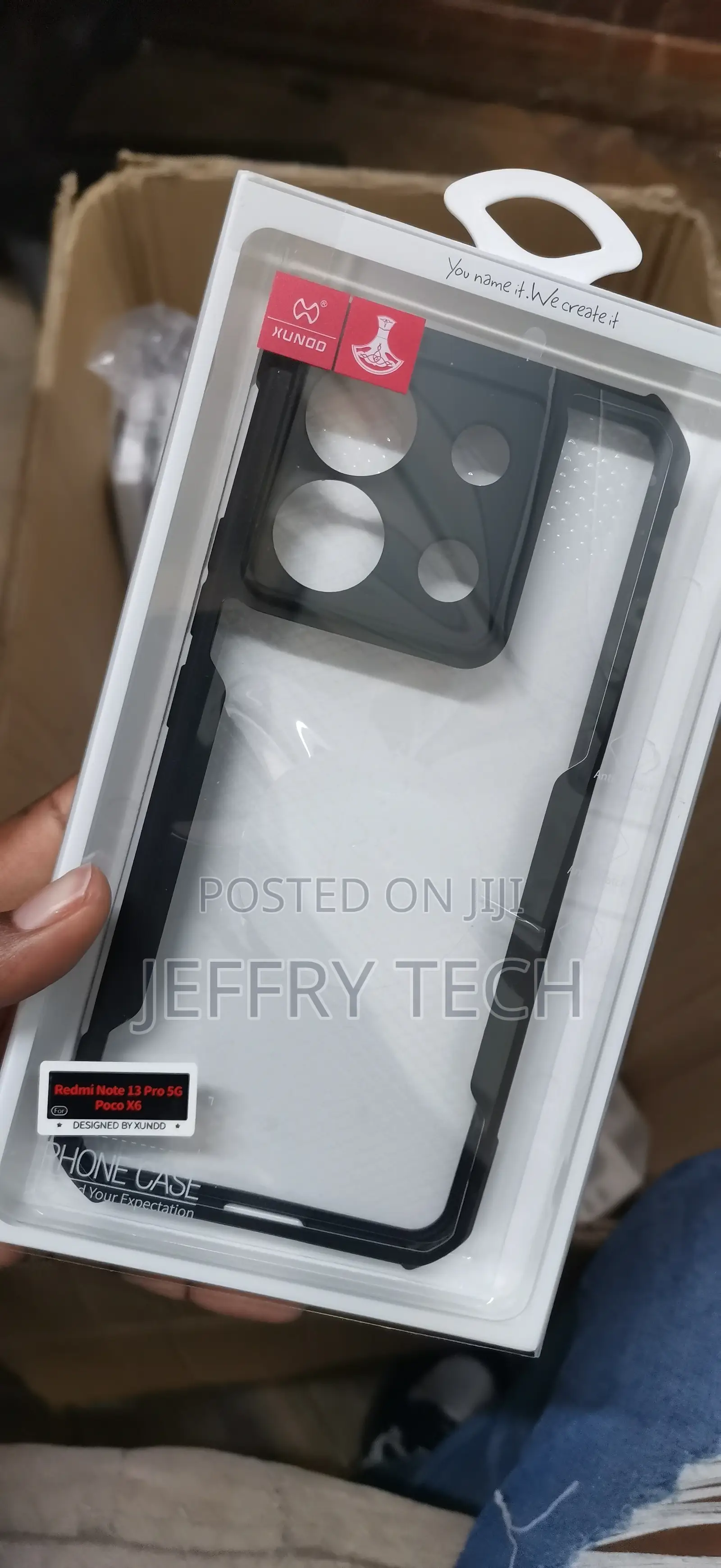 Redmi Note 13 Pro 5g Shockproof Transparent Protective Airbag Cover