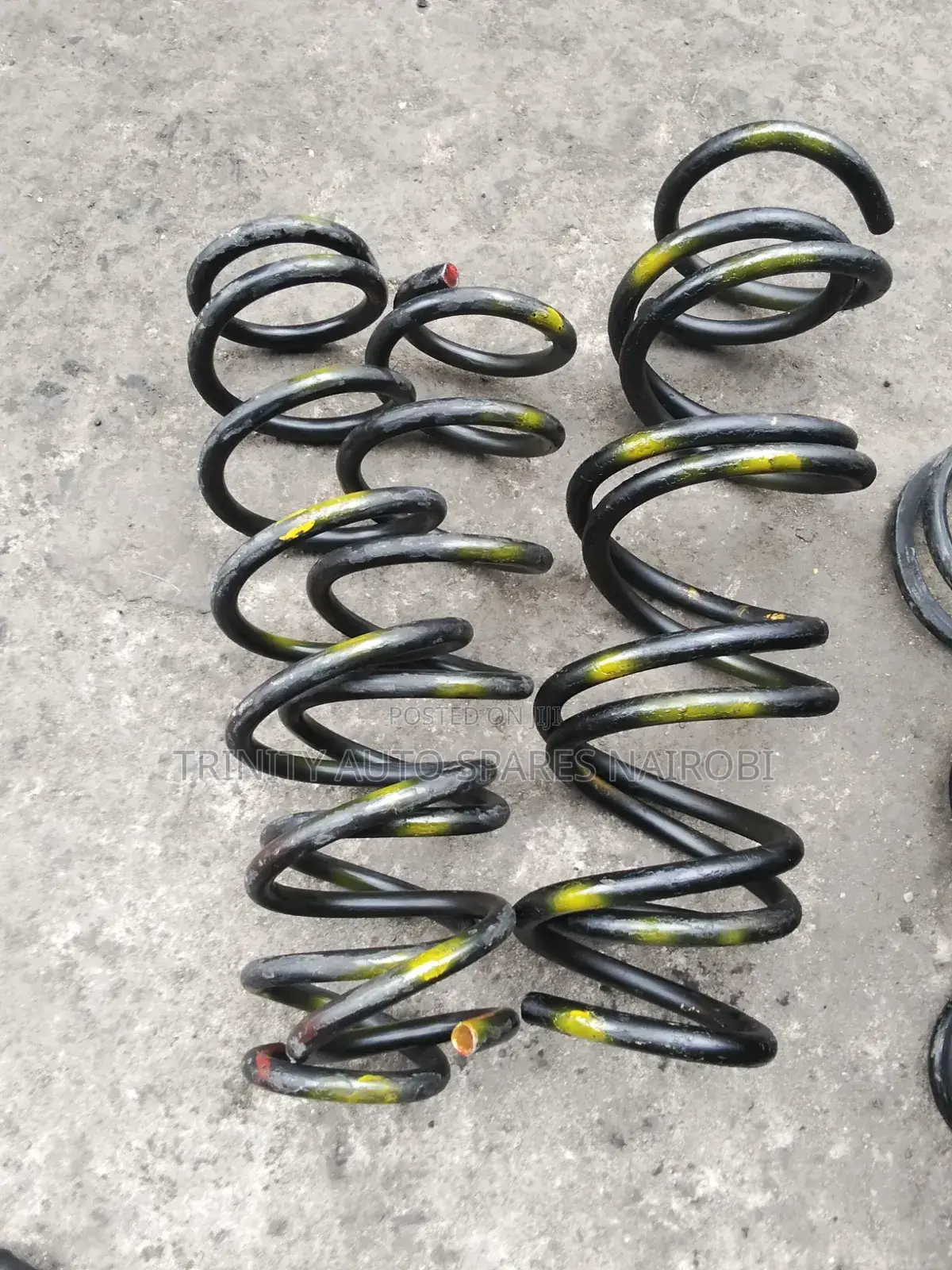 Original Daihatsu Mira Front and Rear Heavy Duty Coil Springs