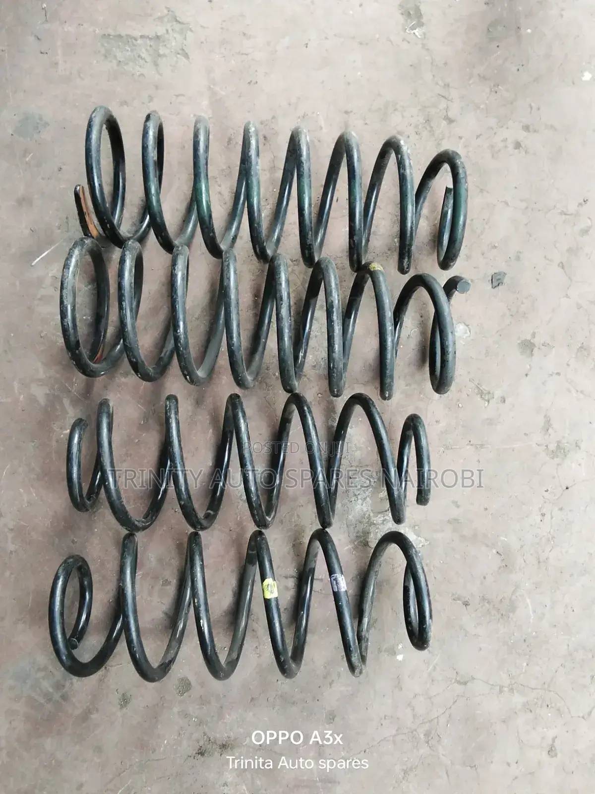 Original Ex Japan Toyota Ist Front and Rear Heavy Duty Coil Springs