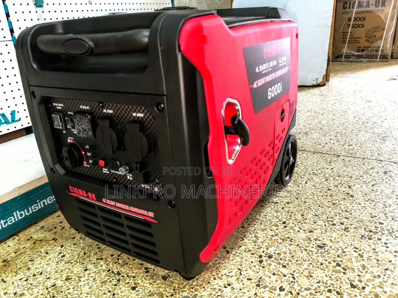 5 Kva 4.5kw Cigma Uk Silent Inverter Petrol Generator Manual Start