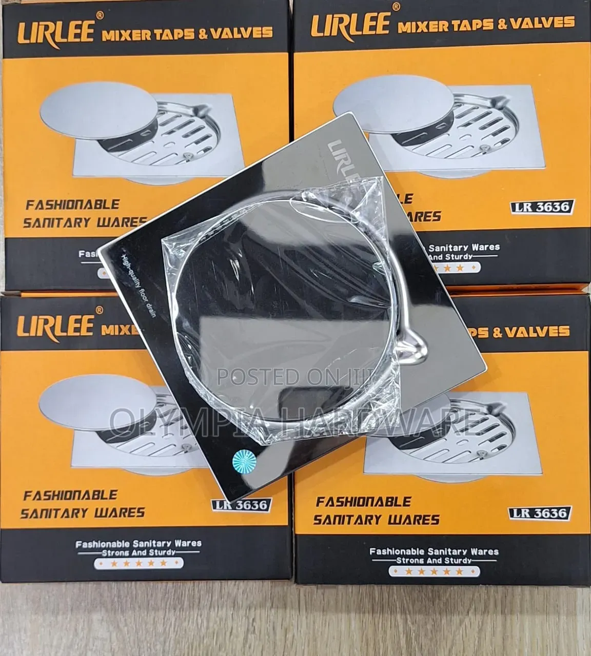 Lirlee Stainless Steel Floor Drain