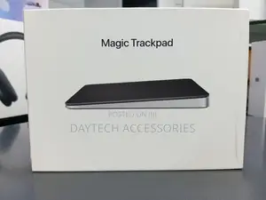 This Is an Apple Magic Trackpad With a Black Multi-Touch Surface.