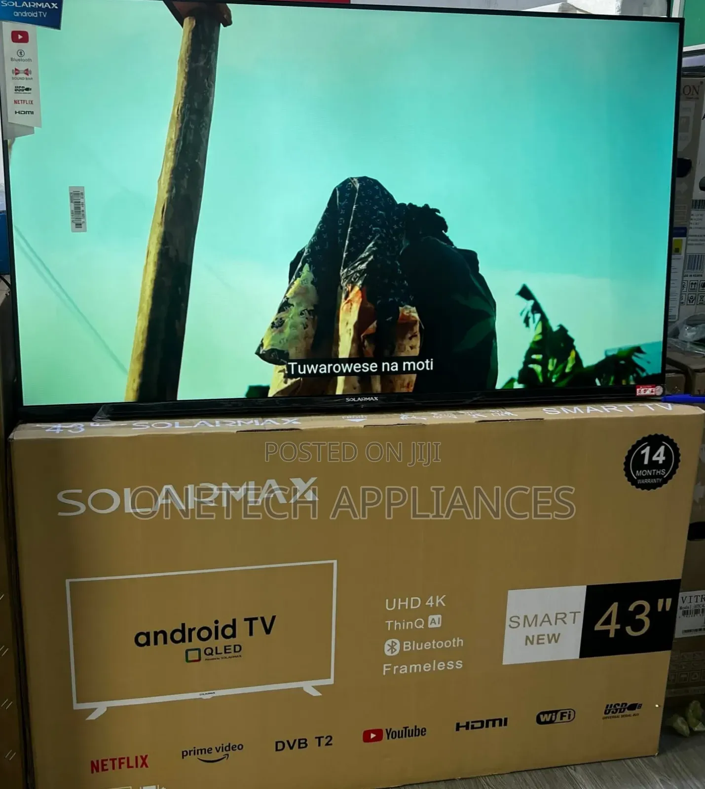 Solarmax 43′′ Qled Smart Tv Frameless