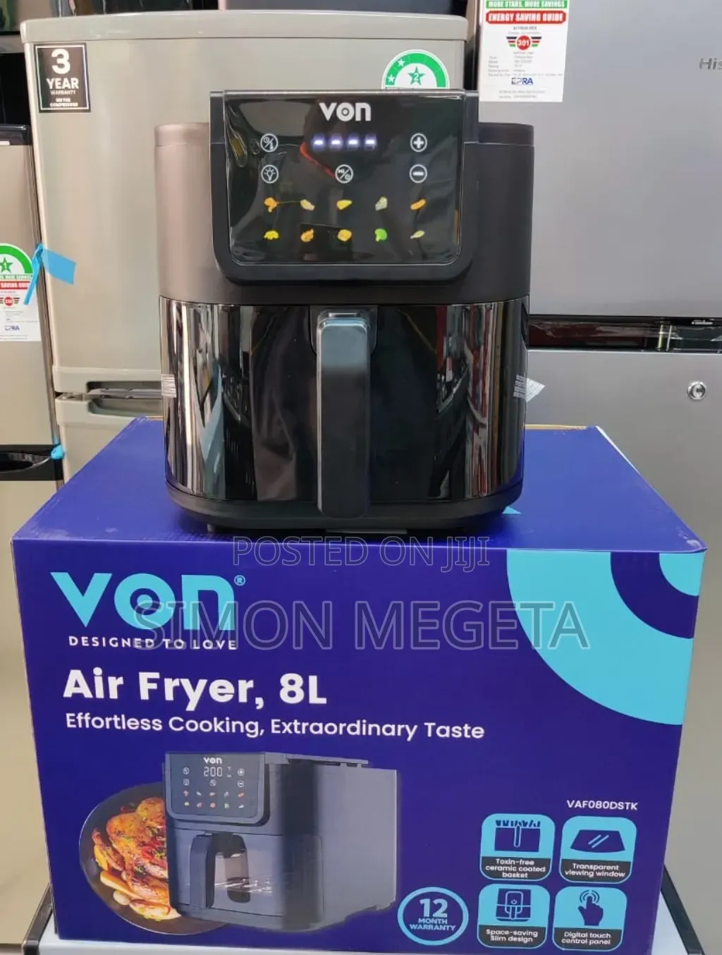 8litres Von Airfrier