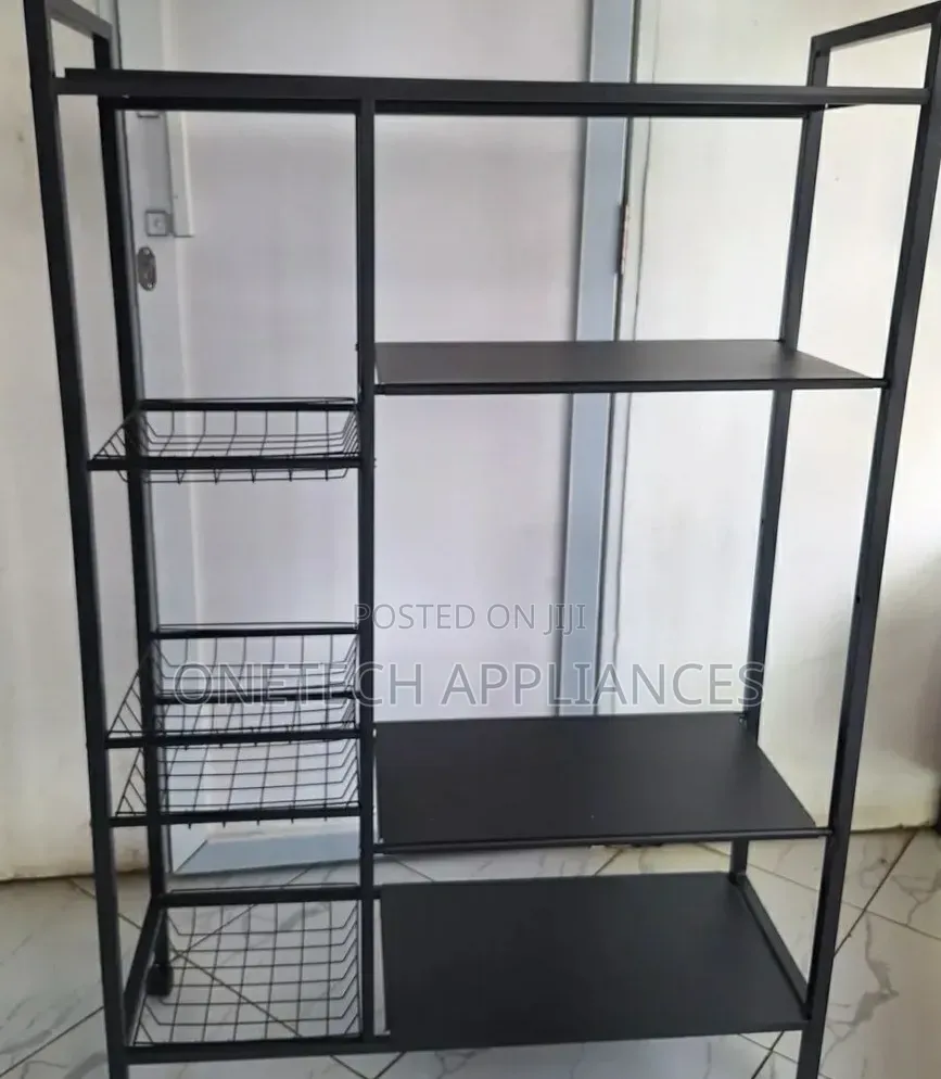 Multilayer Kitchen Rack With Vegetable And Fruits Organiser, Wheels