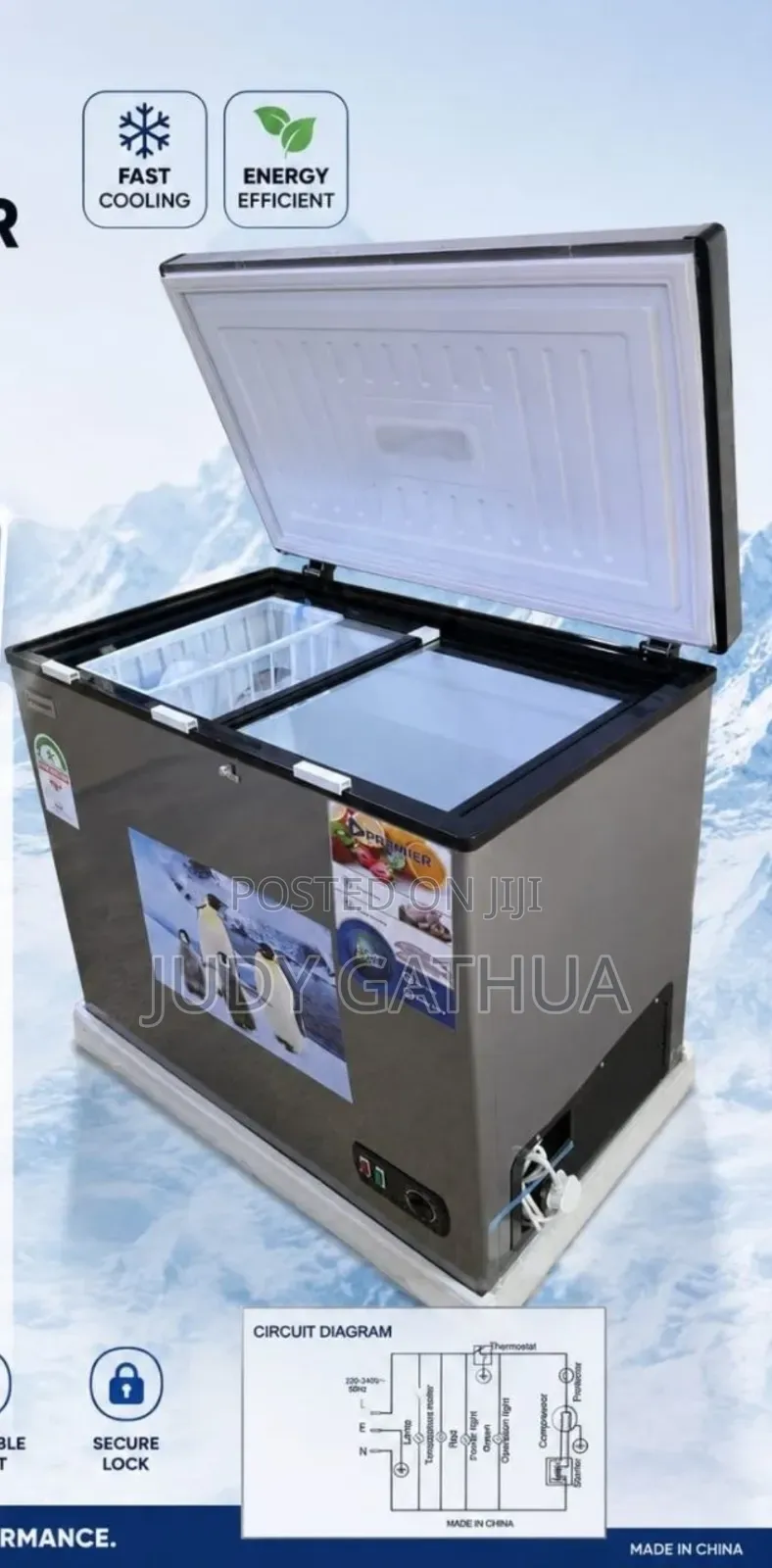 Chest Freezer 200l Premier