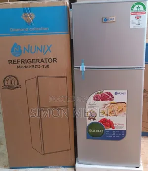Nunix 138litres Fridge Double Door