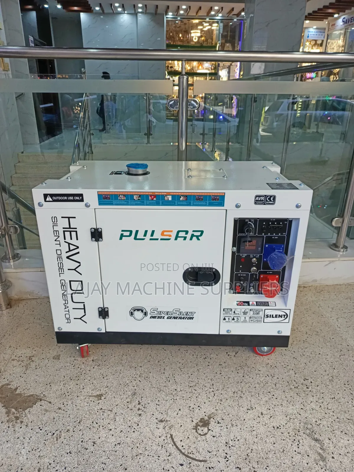 Pulsar Dg10000 – 10kva Silent Diesel Generator