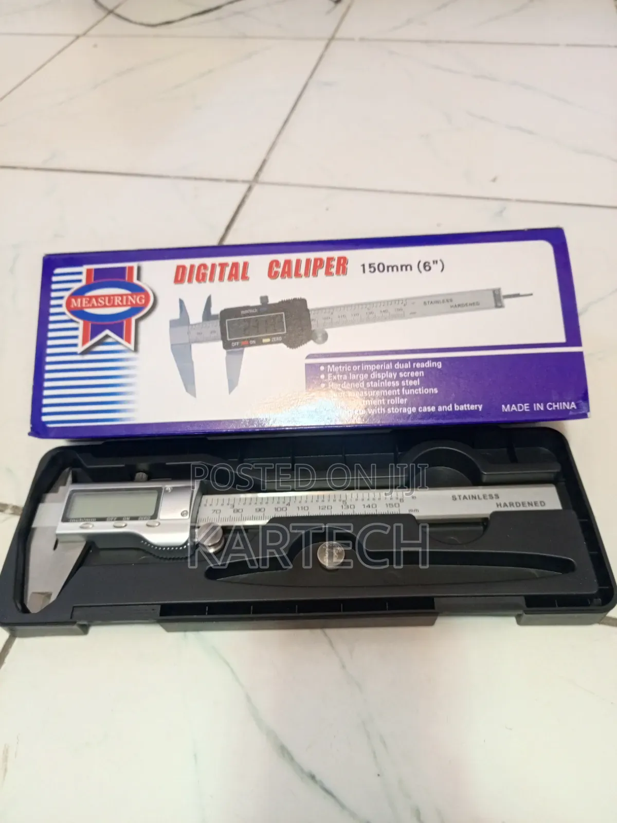 150mm Digital Vernier Caliper Stainless Steel Measuring Tool