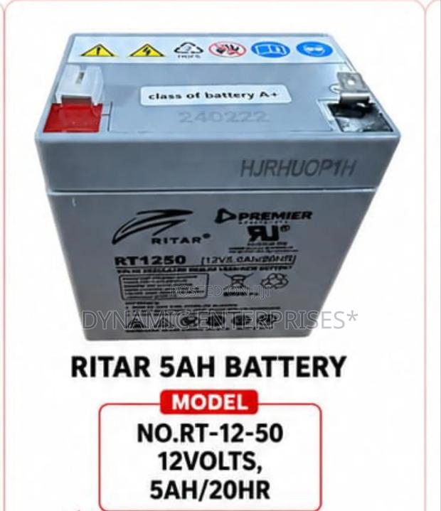 Ritah 5ah Battery Rt12-50/12vlts - main view