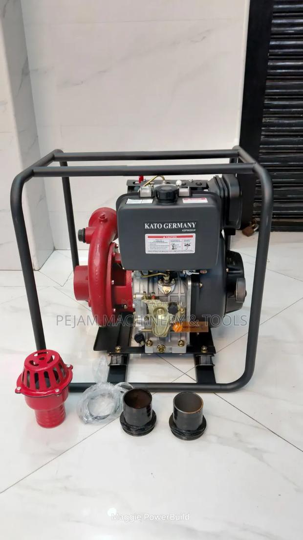 16hp Kato Germany 3-Inch High-Pressure Diesel Water Pump 100metre Head