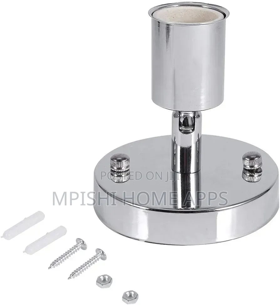Modern Metal E27 Ceiling or Wall-Mounted Lamp Holders
