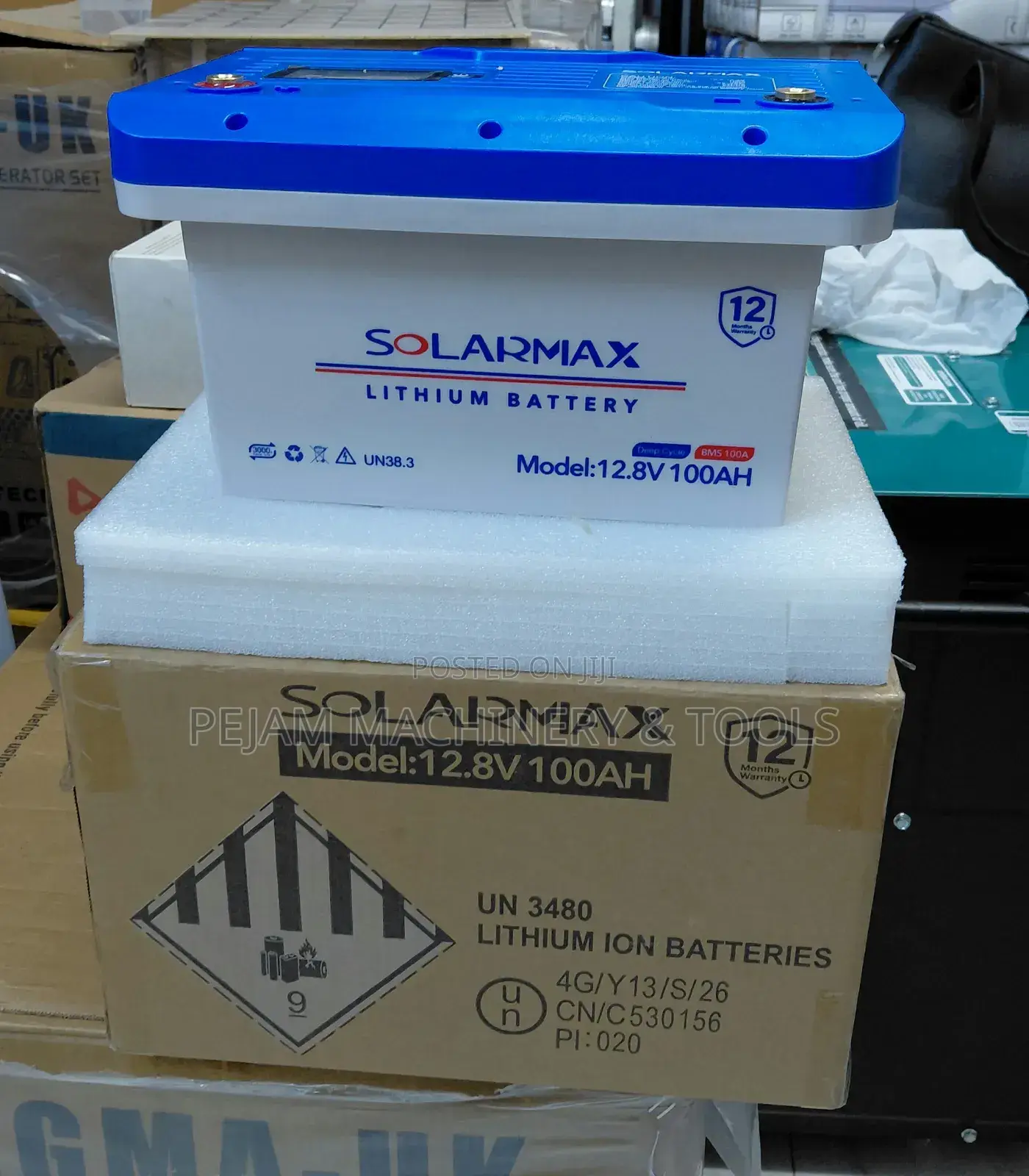 Solarmax 12.8v 100ah Lithium Battery Lifepo4