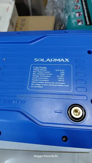 Solarmax 12.8v 100ah Lithium Battery Lifepo4