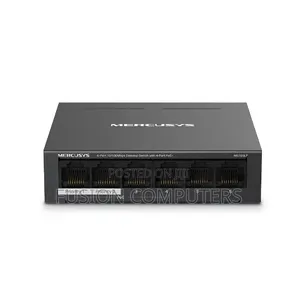 Mercusys Ms106lp 6-Port 10/100mbps Desktop Switch With 4-Port Poe+