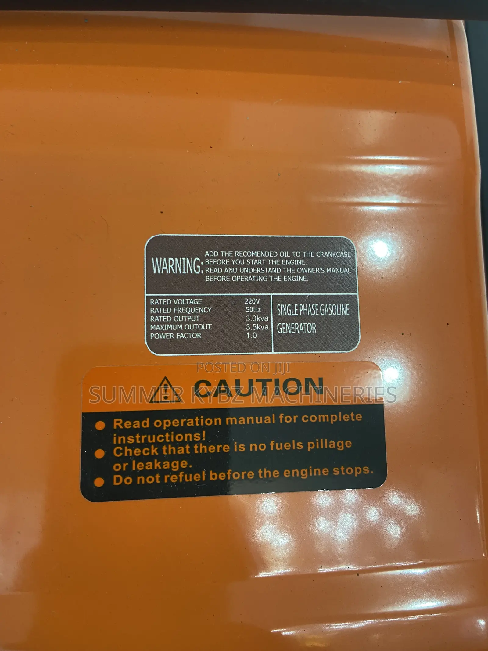 Cigma-Uk 3kva Petrol Generator