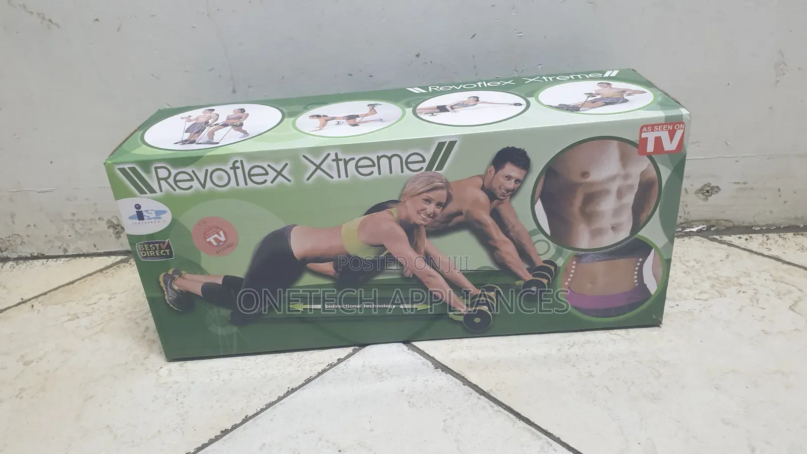 Revoflex Extreme Exercise Roller -Green Black