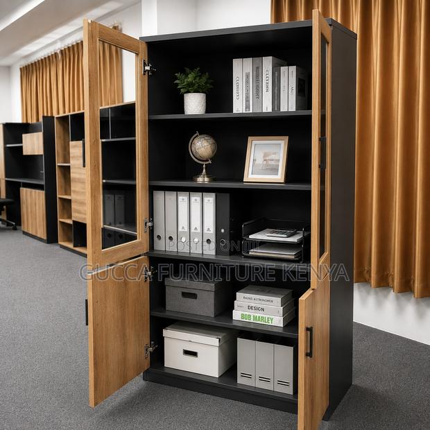 Office Wooden Filing Cabinet.