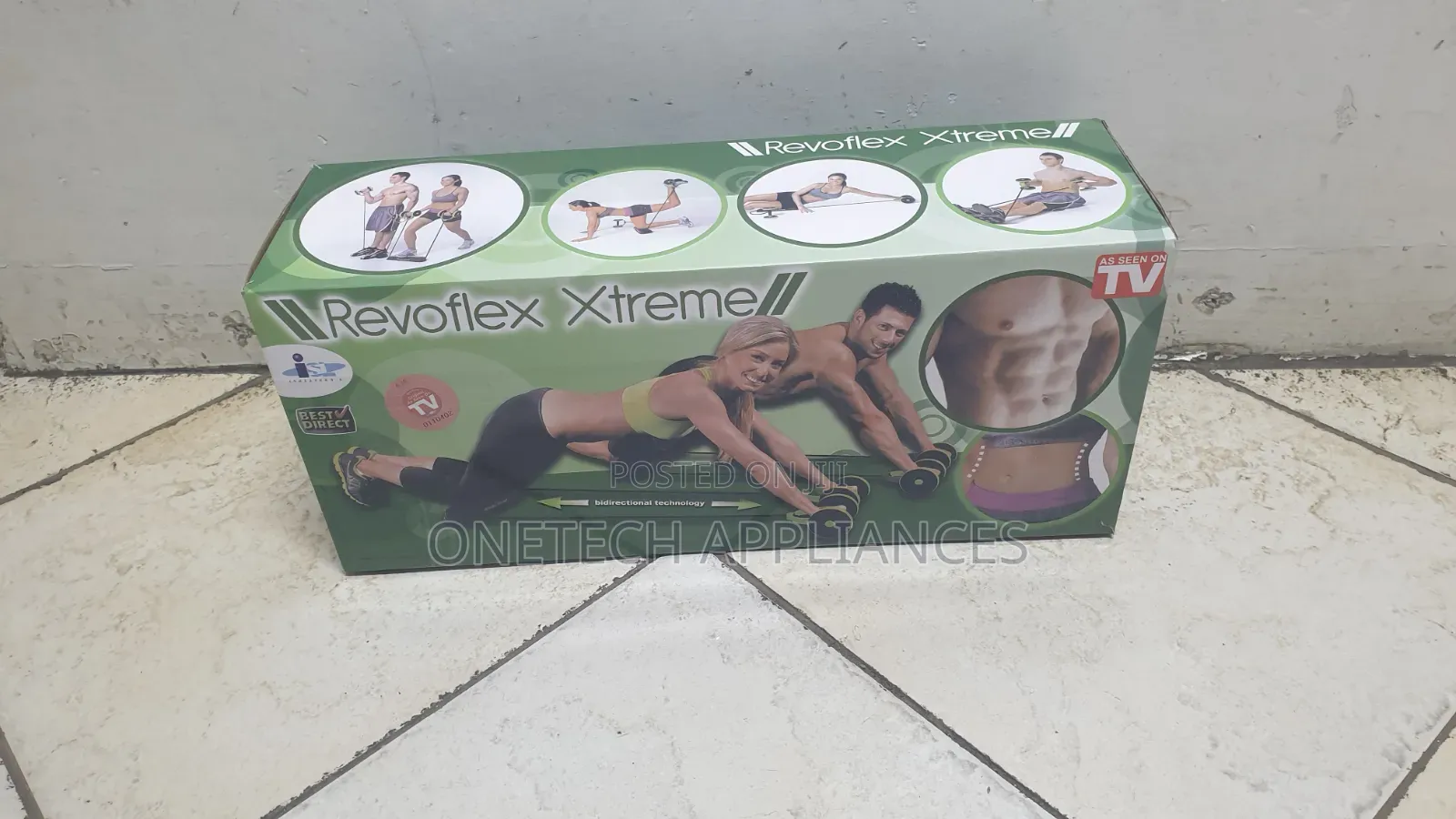 Revoflex Xtreme Exercise Roller -Green Black