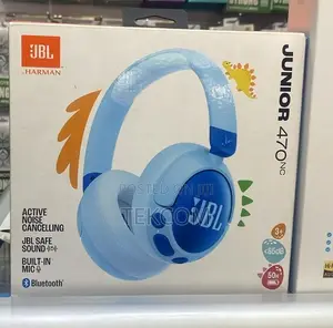 JBL Junior 470nc Wireless Noise-Cancelling Over-Ear Headphones