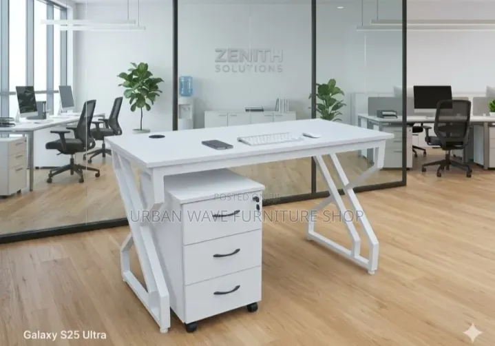 New Style Combo White Desk