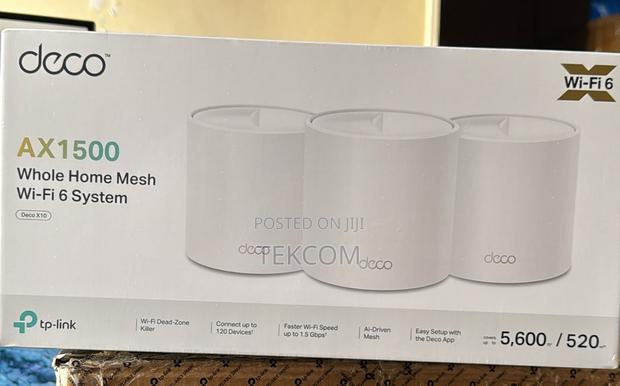 Tp-Link Deco X10 3-Pack Ax1500 Whole Home Mesh Wi-Fi 6 System