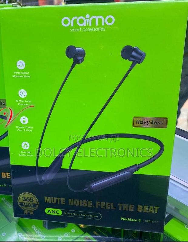 Oraimo Necklace 5 Oeb-611 Active Noise Cancellation. - thumbnail 2
