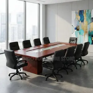 Office Table : 3.6-Meter Boardroom Meeting Table