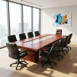 Office Table : 3.6-Meter Boardroom Meeting Table