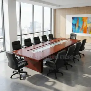 Office Table : 3.6-Meter Boardroom Meeting Table