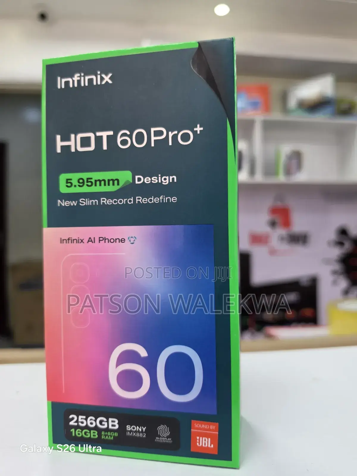 New Infinix Hot 60 Pro+ 256 GB Black