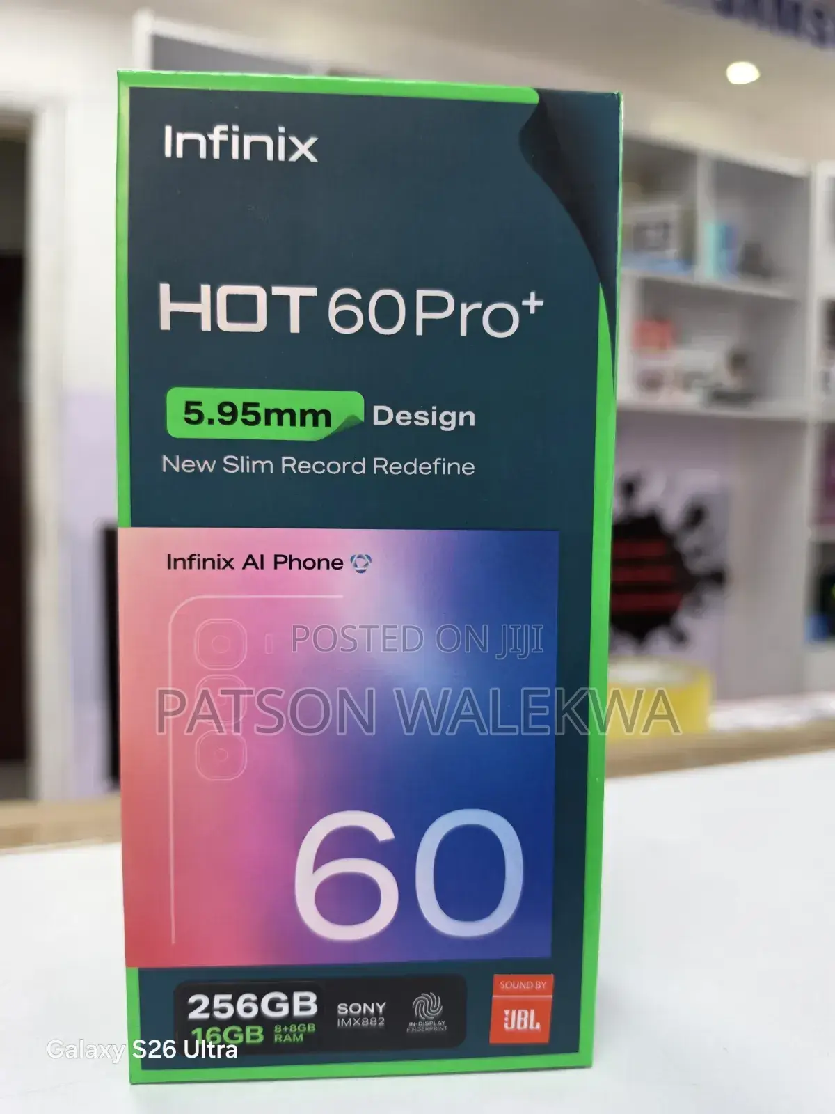 New Infinix Hot 60 Pro+ 256 GB Black
