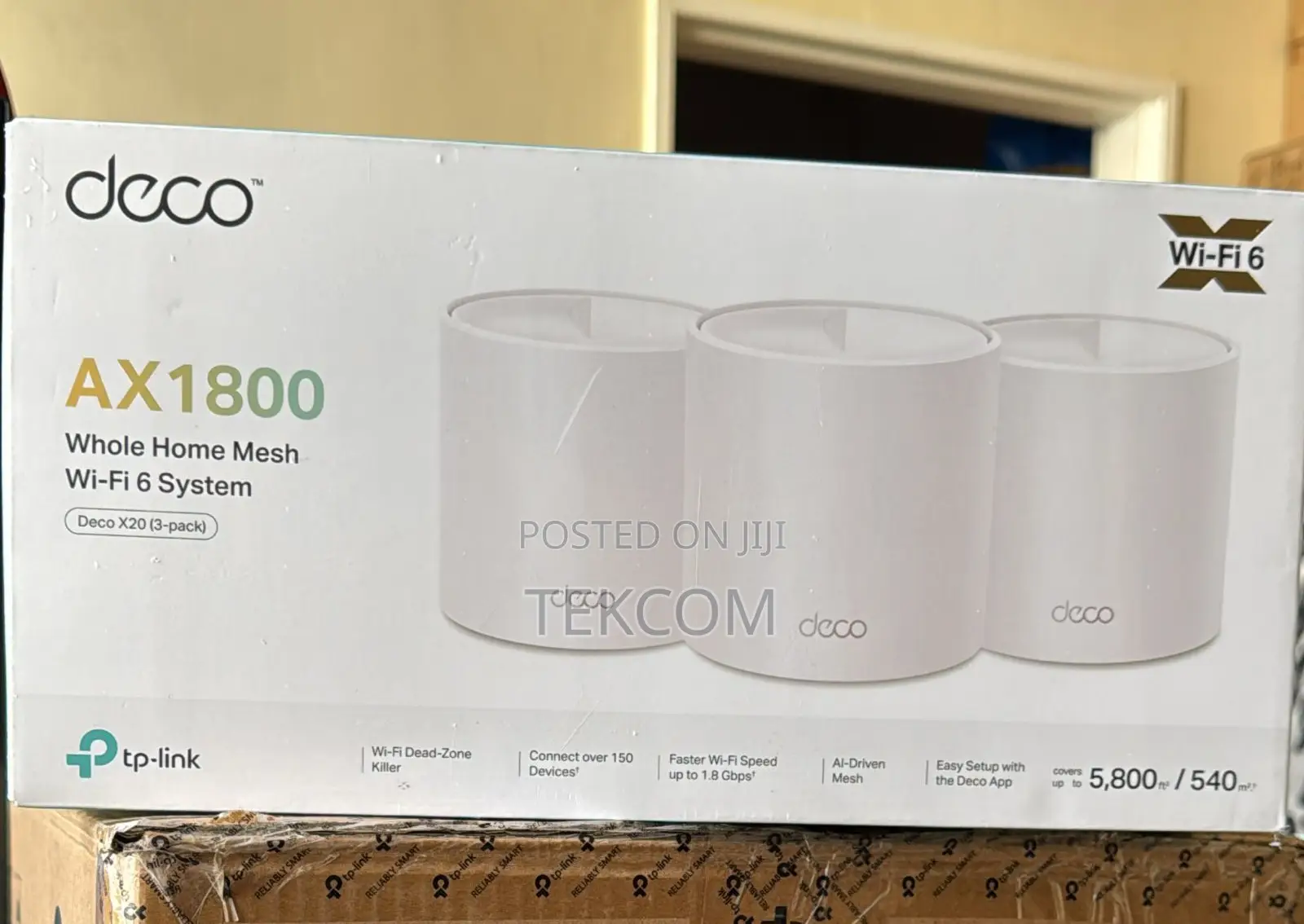 Tp-Link Deco X20 Wifi 6 (3 Pack) Ax1800 Tl-Deco X20
