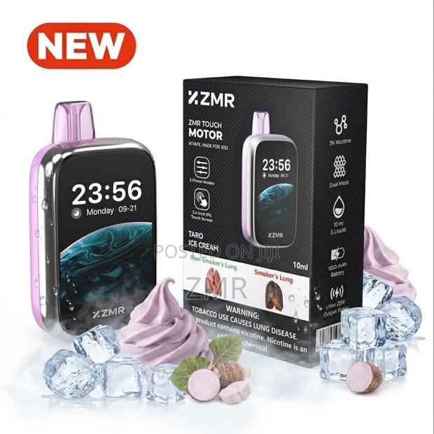 ZMR Puffs Taro Vape Rechargeable Screen Shisha–Creamy Dessert Vape
