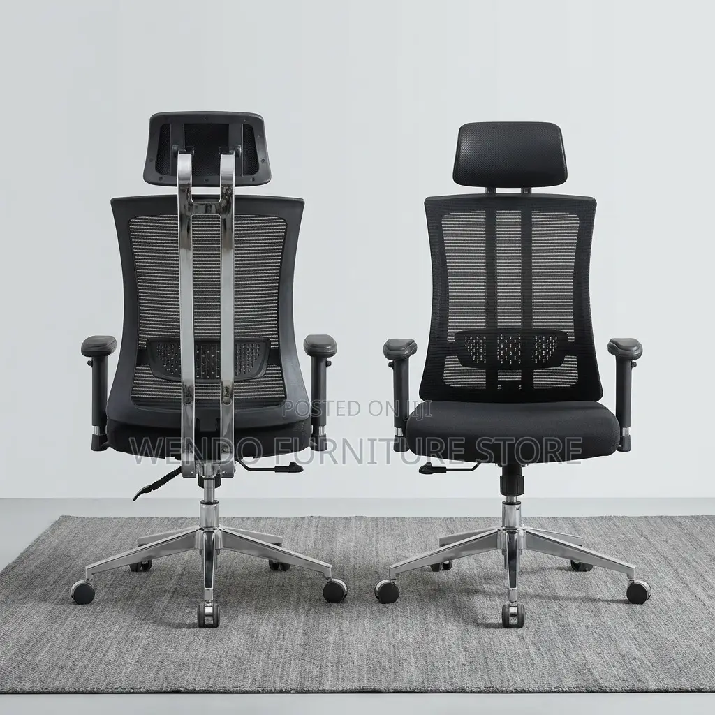 Office Chair : Mesh Executive Office Chair With Bar Re-Inforcement