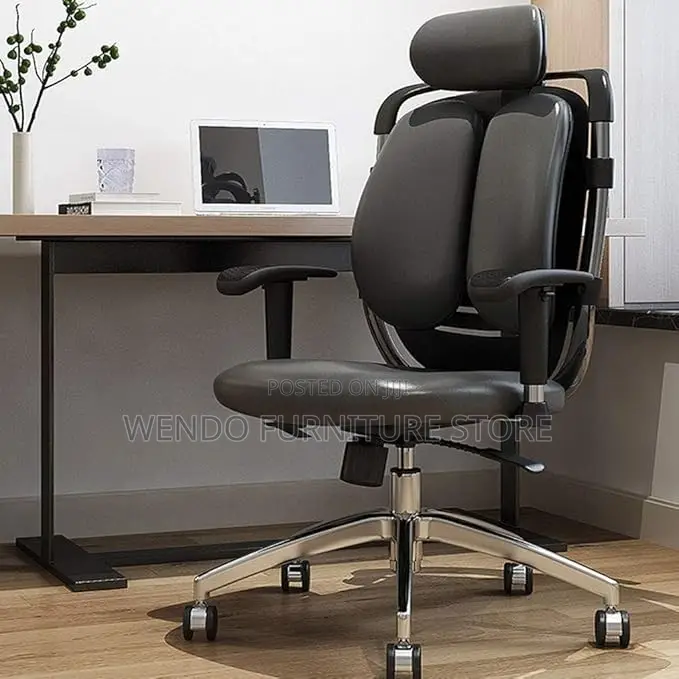 Office Chair : Black Licha Orthopedic Ergonomic Office Chair