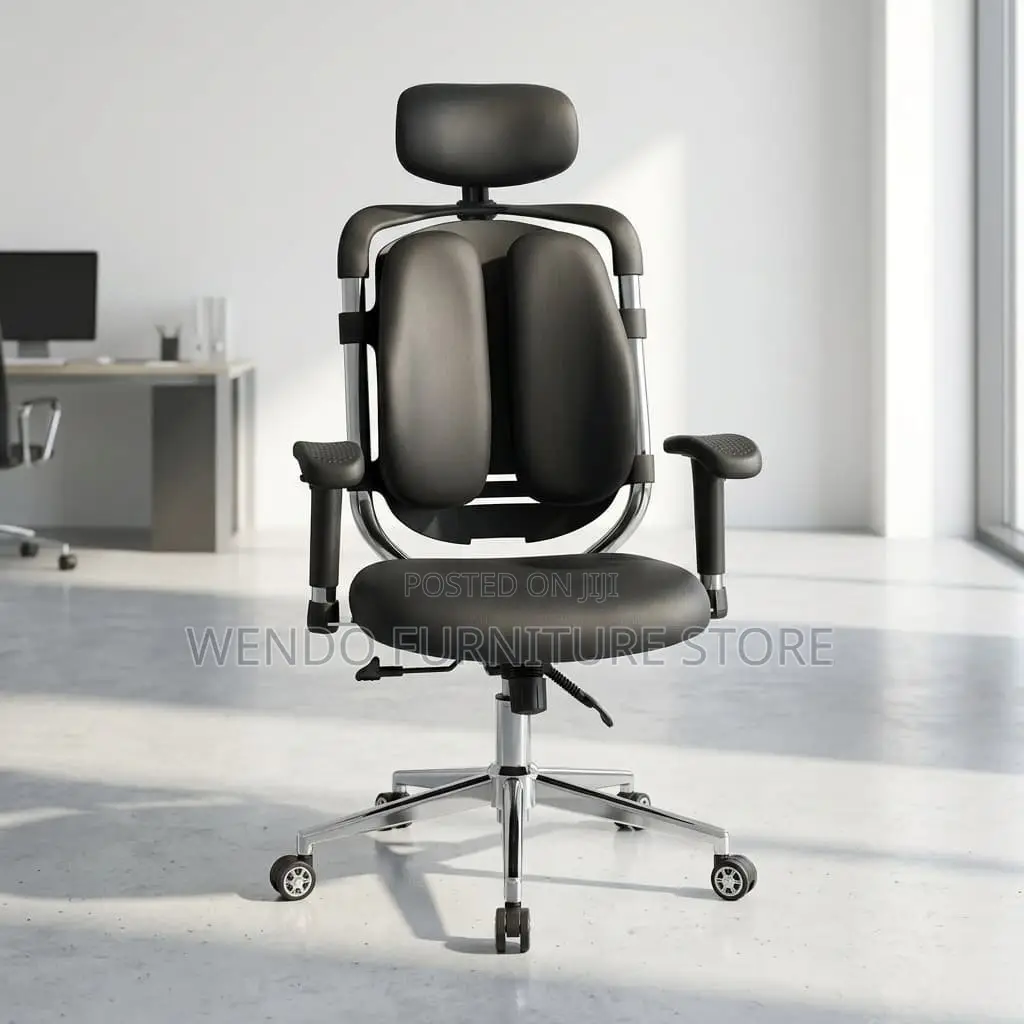 Office Chair : Black Licha Orthopedic Ergonomic Office Chair