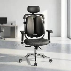 Office Chair : Black Licha Orthopedic Ergonomic Office Chair