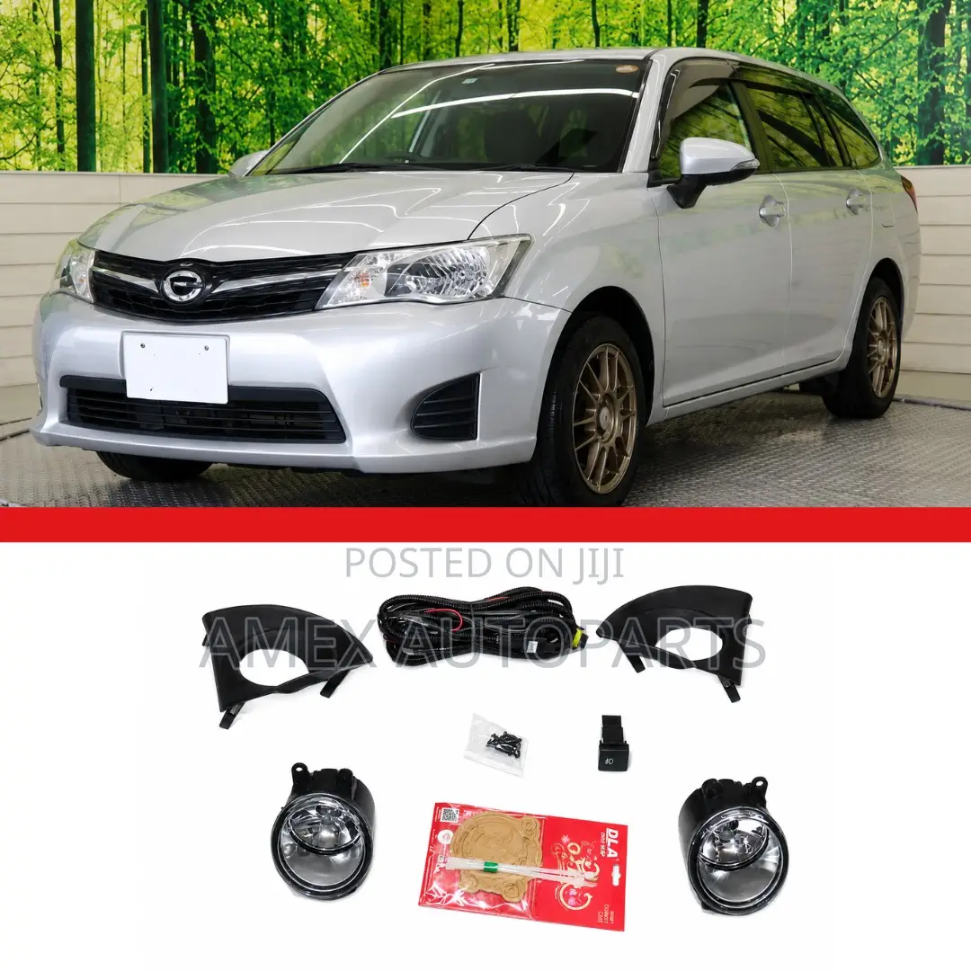 Fog Lamp Kit Toyota Axio Fielder 161 2012 - 2014 Black Cover