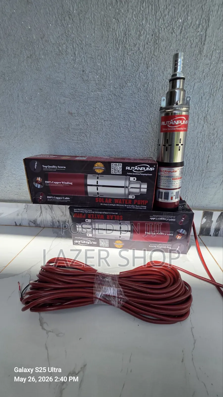 Rutan Submersible Pump,250watts