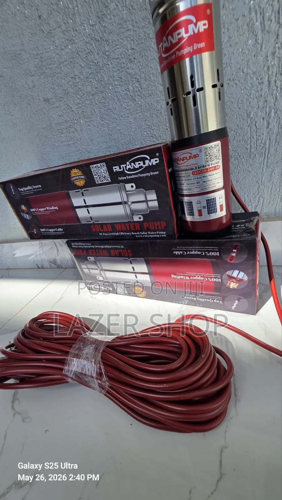 Rutan Submersible Pump,250watts