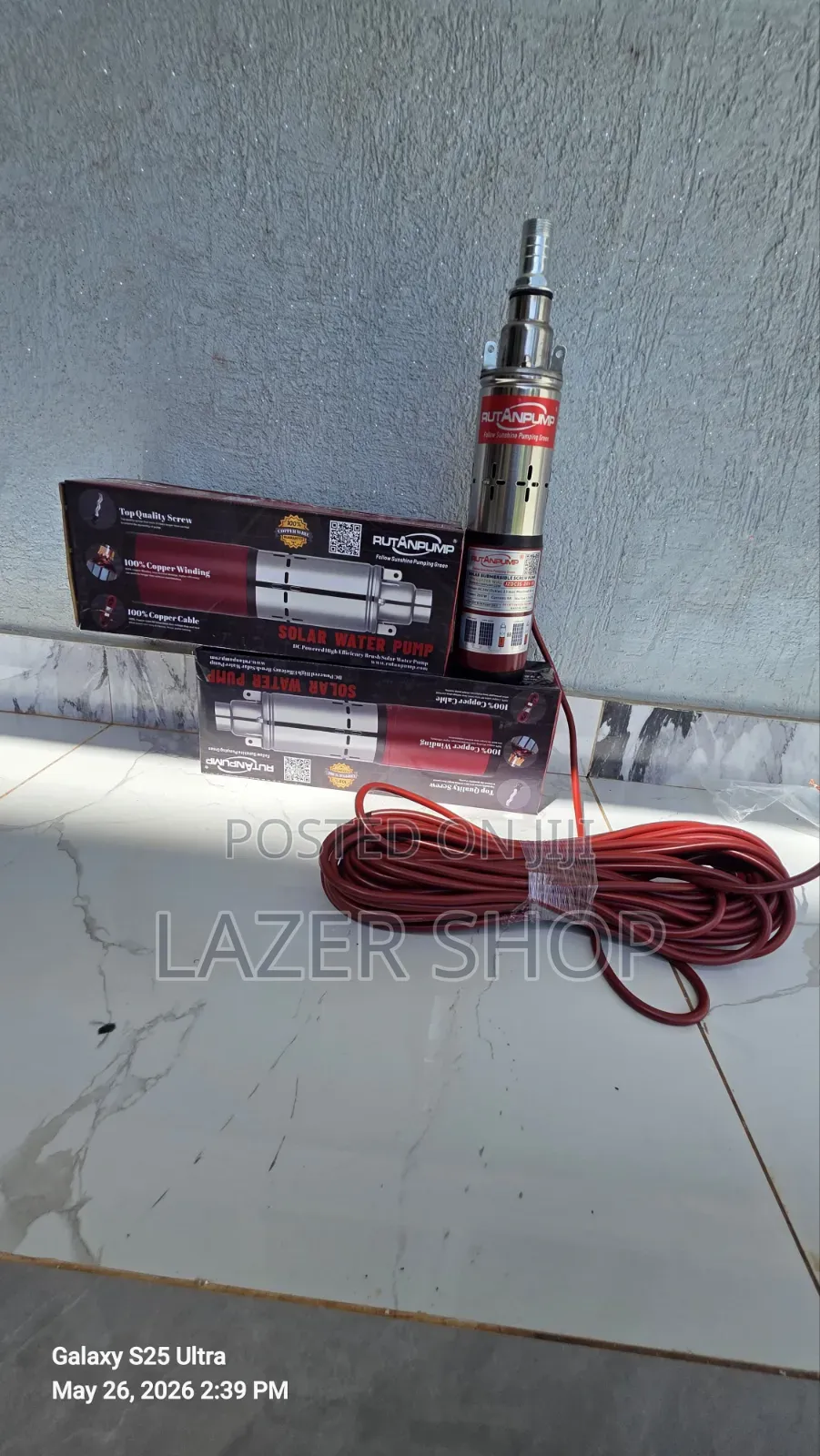 Rutan Submersible Pump,250watts