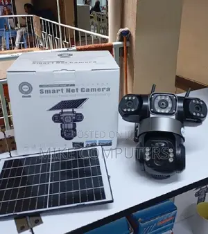 V380 3lens Solar Power Camera Simcard Outdoor Home Survellianve Wifi