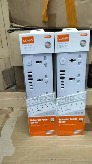 Ldnio Sc5614C 2500W Power Strip Extension Cable With 5Ac Sockets,