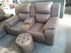 Brown Semi Recliner Seat